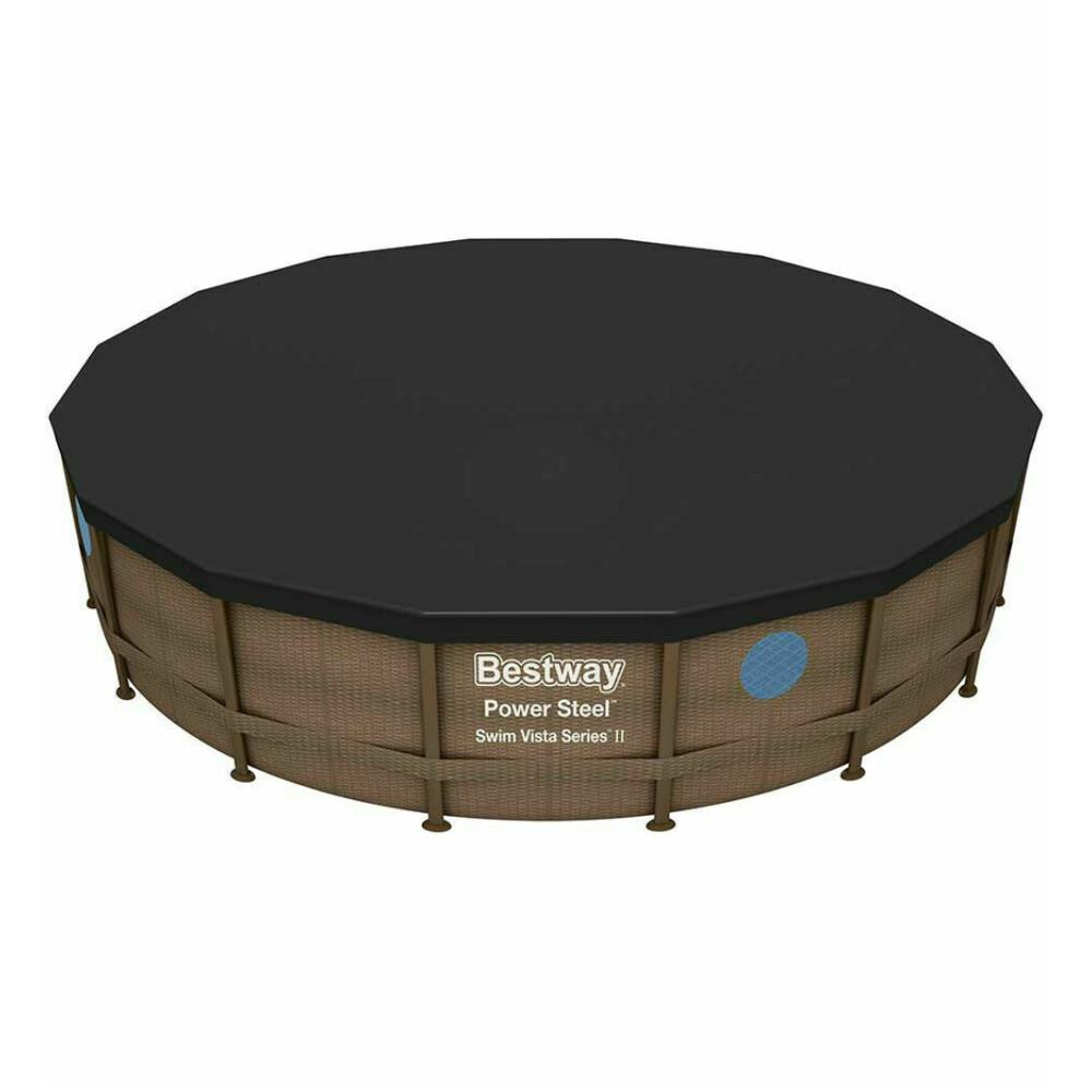 Piscina Rotonda Power Steel Swim Vista 488x122h cm BESTWAY - Effetto Vimini